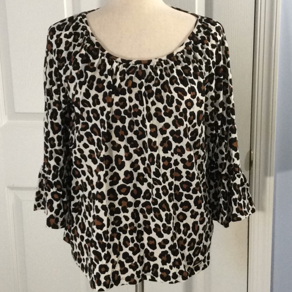 Michael Michael Kors Leopard Caramel Top